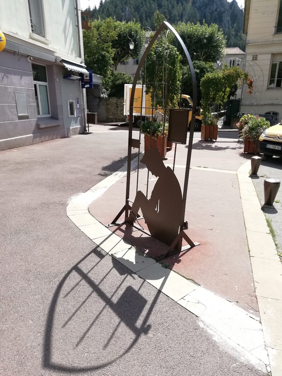 Photo de la silhouette du prisonier