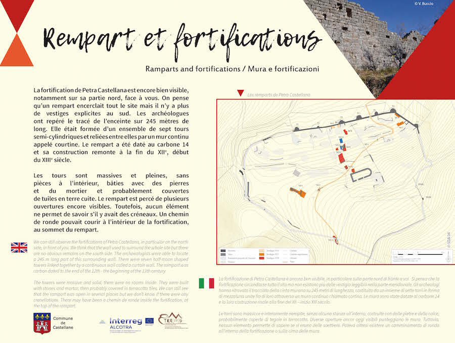 Photo du rempart et fortification