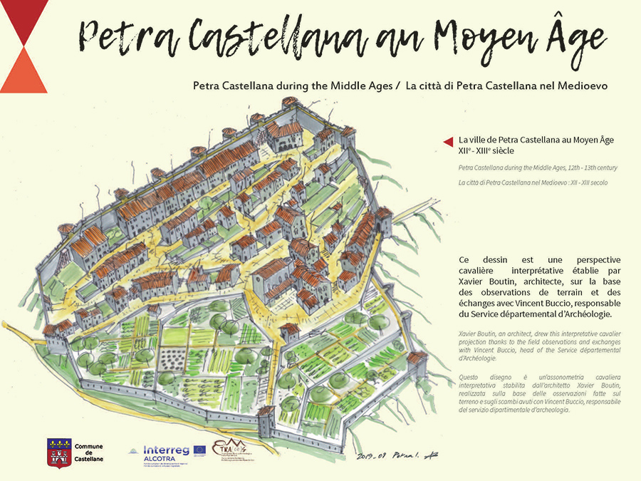 Photo de Petra Castellana au moyen âge